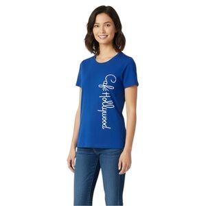 Planet Hollywood Cafe Hollywood Women’s Size M Blue T-Shirt
